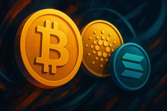 عملکرد بهتر کاردانو نسبت به بیتکوین و سولانا